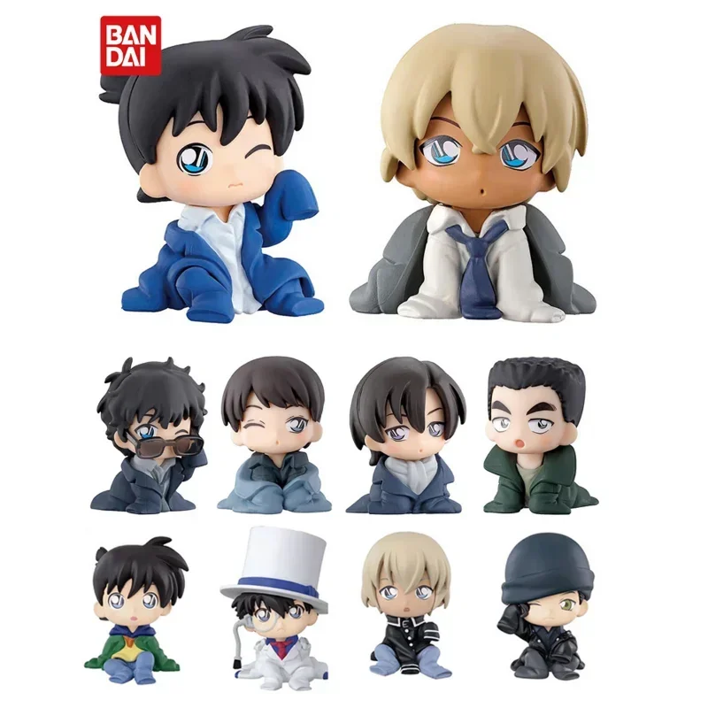 Genuine Detective Conan Gashapon Toys Kuroba Kaito Furuya Rei Akai Shuichi Matsuda Jinpei Action Figure Ornament Toys