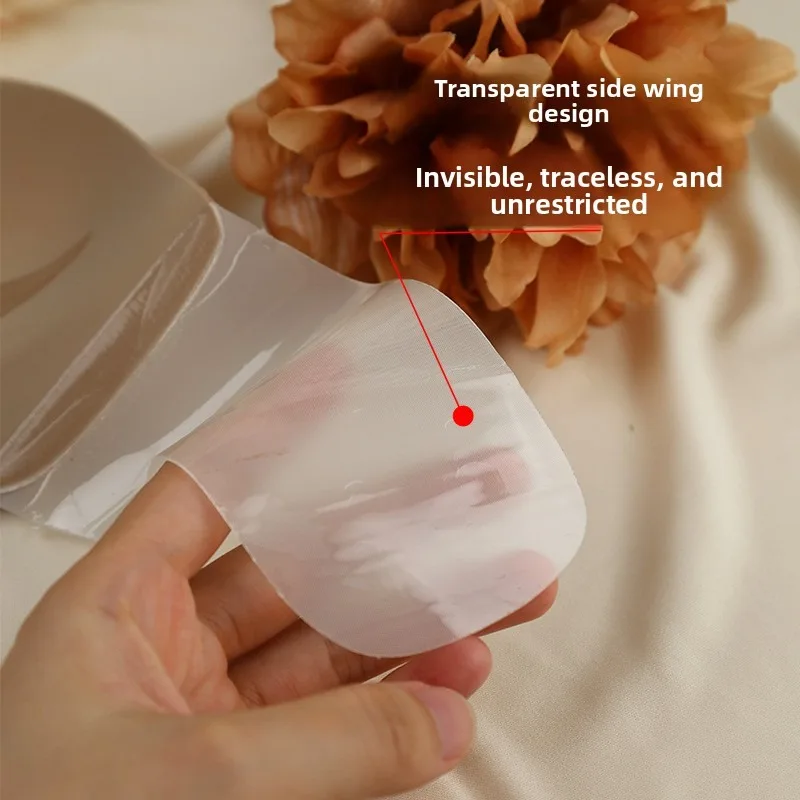 لاصق لزجة الصدرية حمالة رفع غير مرئية عارية الذراعين الذاتي عصا سيليكون بتلات الثدي النساء فستان الزفاف الملابس الداخلية حديثا