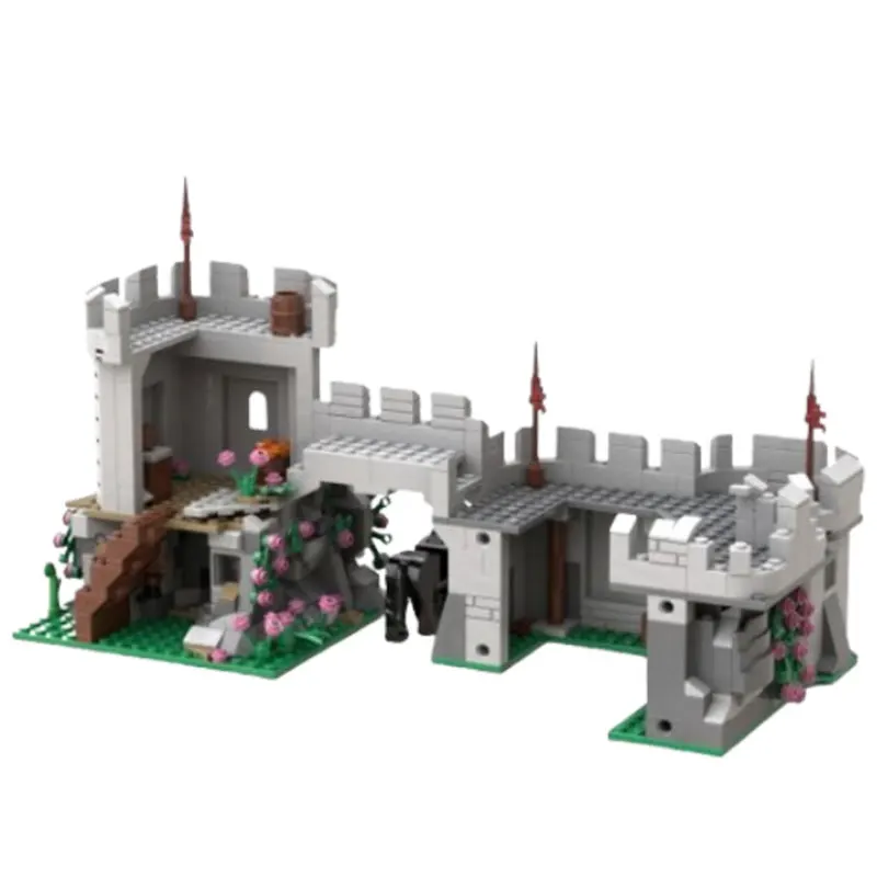 

Spot MOC-42274 529 шт. Castle Outpost DIY сборка мелких частиц строительные блоки развивающая игрушка модель подарочный набор украшения