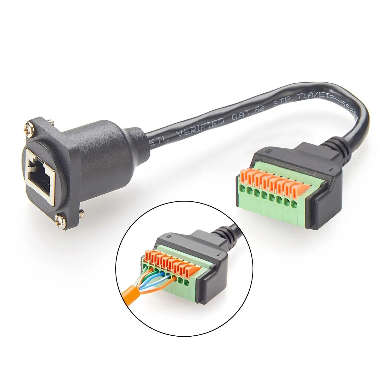 Cable conector Ethernet para 6 5 CCTV AV DVR UTP Terminal hembra