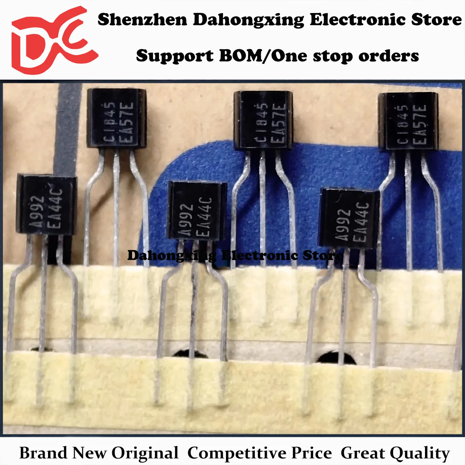 New Original 10Pairs 2SA992 A992 + 2SC1845 C1845 TO-92 Audio Amplifier Transistor Electronic Components Great Quality