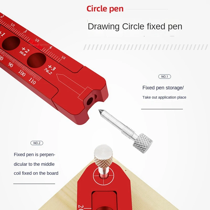 Artefact de dessin de cercle réglable, dessin industriel, adapté au dessin de cercle réglable