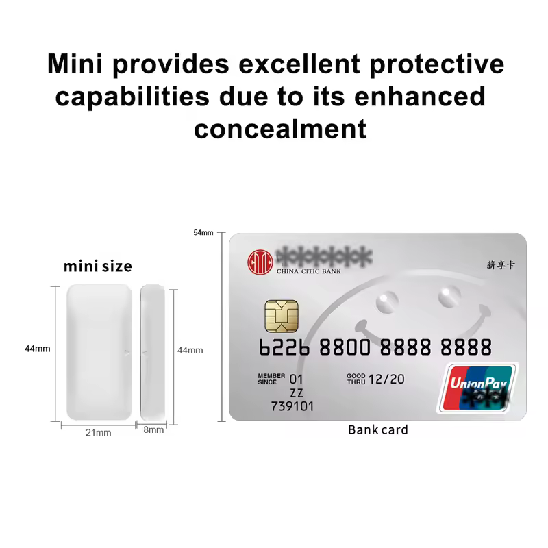 Tuya Zigbee Wireless Door Windows Sensor mini Smart Home Wireless Door Detector Door Open Closed Alarm System for Alexa - Image 4