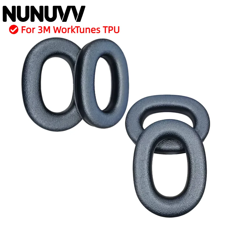 

NUNUVV Replacement Earpads For 3M WorkTunes TPU Ear Cushion / Headphone Ear Pad