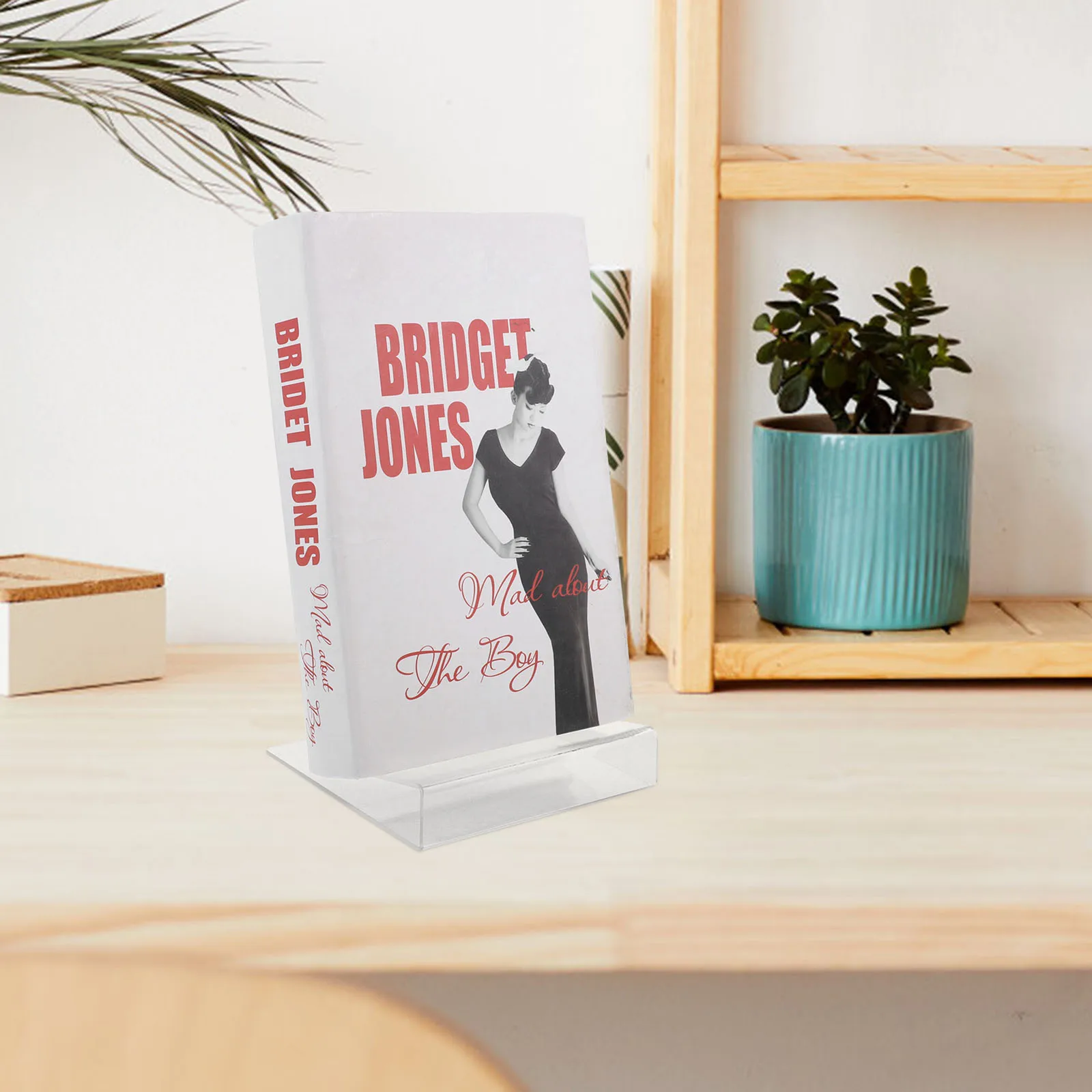 

Transparent Bookshelf Clear Display St Acrylic Album Holder Postcard Rack Book Display Storage Solution Desk Table ganization