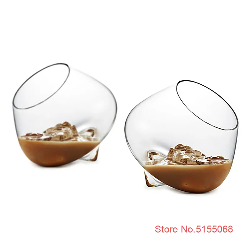Creative Spin Gyro Wedding Wine Glass Rotate Liqueur Glasses Cognac Brandy Snifters Bar Swing Whisky Tumblers Rock Whiskey Cups
