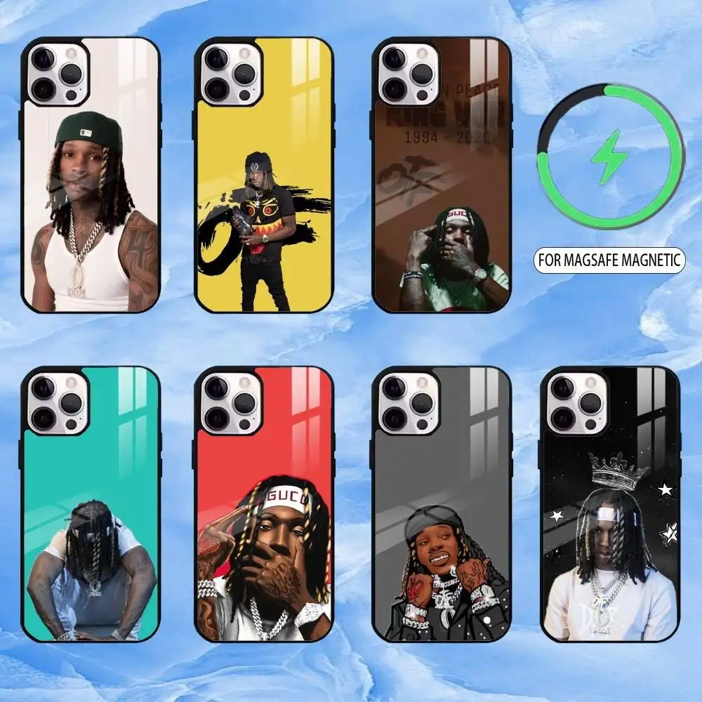 

Rapper K-King-Von Phone Case For iPhone17,16,15,14,13,12,11 Plus,Pro Max Magnetic For Magsafe Wireless Charging