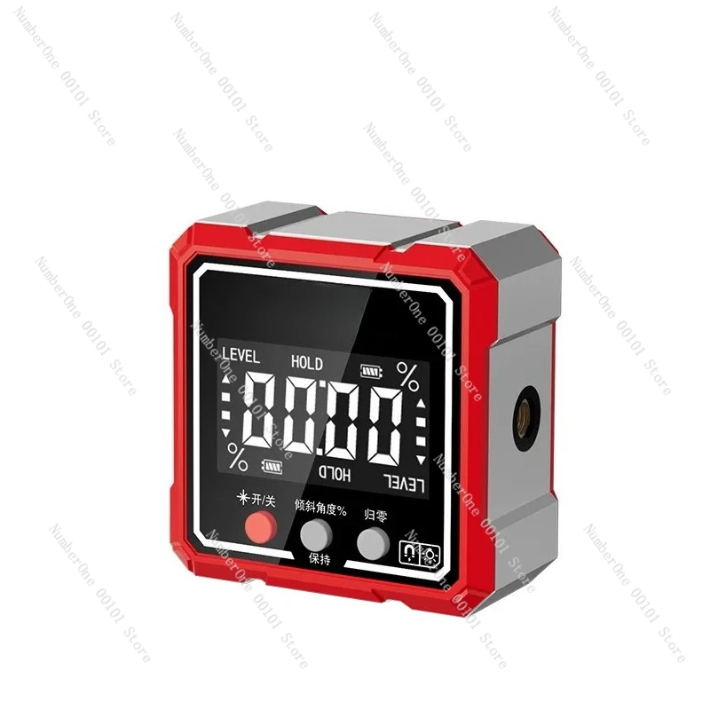 digital inclinometer multifunctional laser inclinometer magnetic suction angle ruler slope horizontal angle measuring