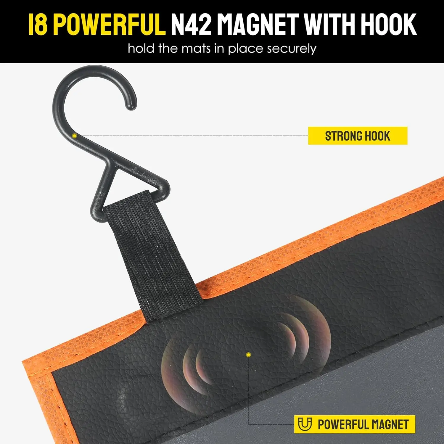 Capas duráveis para pára-choque de carro de 3 peças, proteção antiarranhões para caminhão sedan SUV - tamanho M