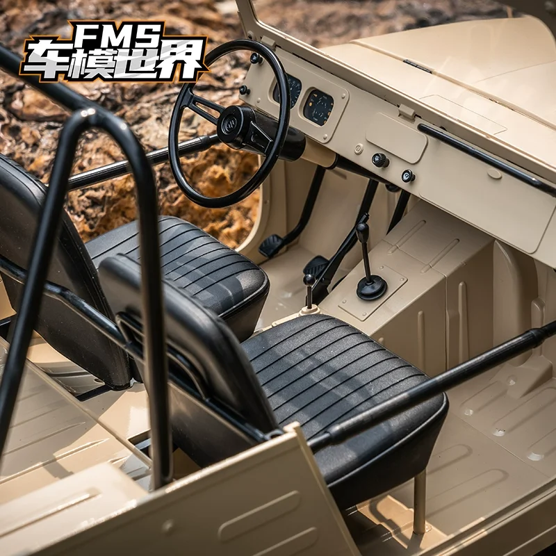 Fms primera generación Jimny 1/6 escala Control remoto coche Rc tracción en las cuatro ruedas simulación todoterreno juguete militar modelo regalo coche Rc
