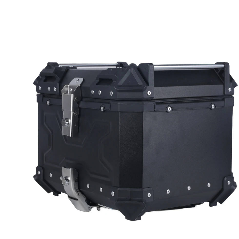 

Premium Quality Hard Luggage Case Aluminum Alloy Motorcycle Top Box With Lock
