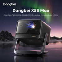 Dangbei X5S Max 4K ALPD Triple Laser Projector 4K 2800 CVIA Lumens Home Theater 128GB Smart 3D Android TV Video With MEMC Beam