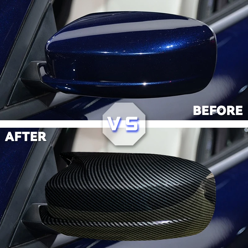 Fit For Dodge Charge 2015-2022 Car Rearview Mirror Cover Rear view Cap Side Wing Door /Trim Molding Trim Covers Car parts 