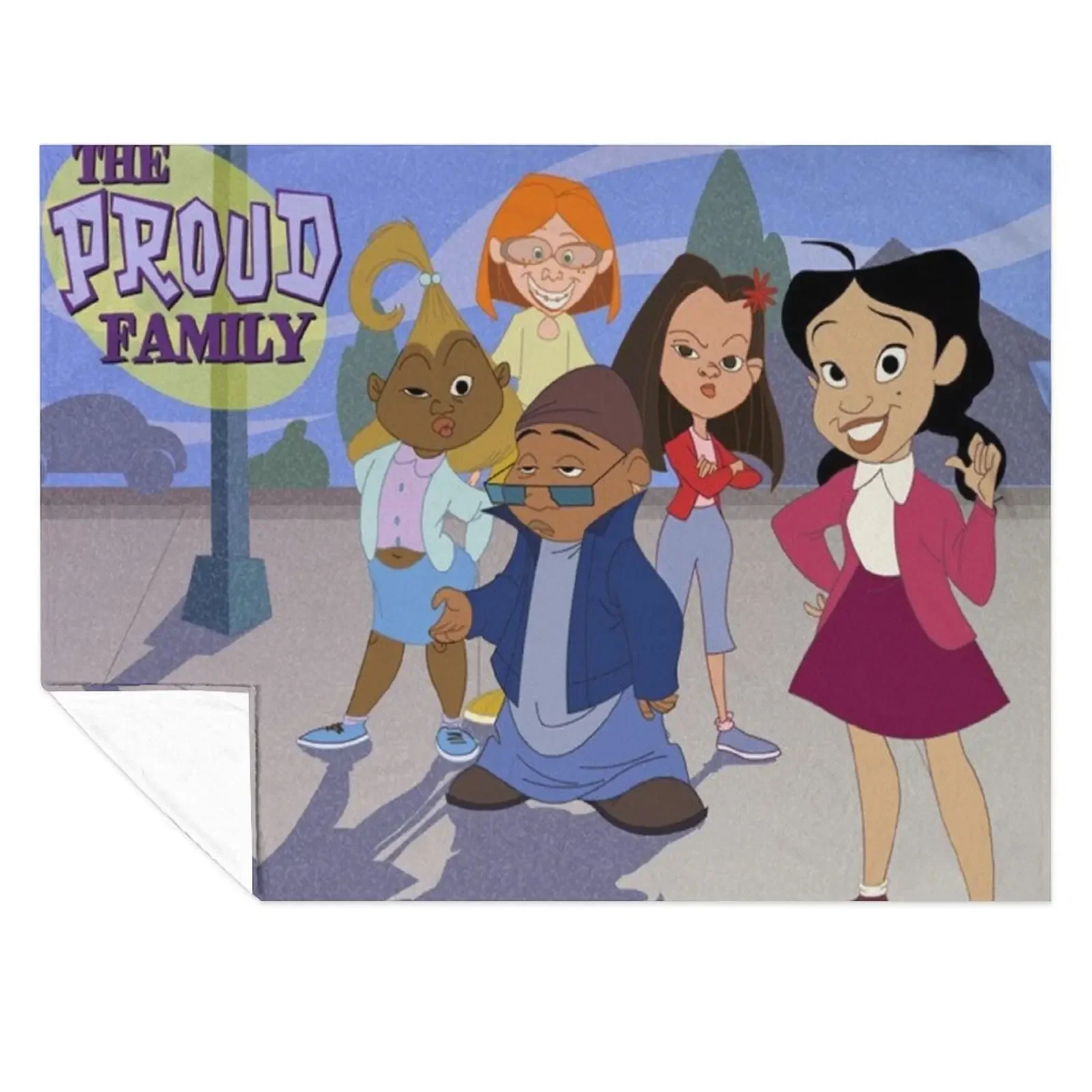

The Proud Family Throw Blanket christmas decoration Sofa Quilt Furrys valentine gift ideas Blankets