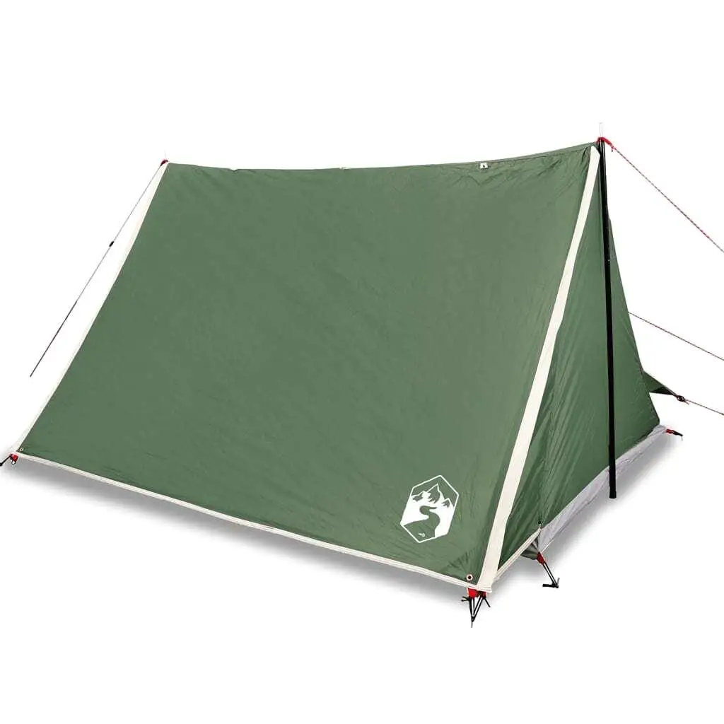 2-Person Waterproof Green Camping Tent - Lightweight, Easy Setup for Outdoor Adventures