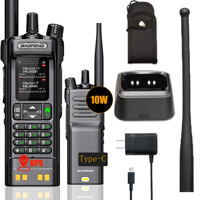 Baofeng DM32 DMR Ham Radio 10W Long Range Walkie Talkie | Dual Band VHF/UHF | GPS & USB-C Rechargeable | Two Way Radio for Outdo