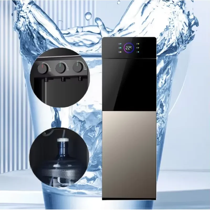 Vertical Touch Screen Water Dispenser Electric Hot Cold Bottling Household Appliance for Home Office Use Modern Design