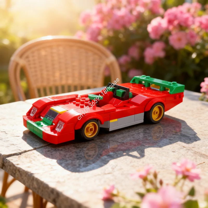 

280 шт. MOC Ferari City Champions супер модель автомобиля строительные блоки архитектура Рождественский подарок творческая идея игрушка образование