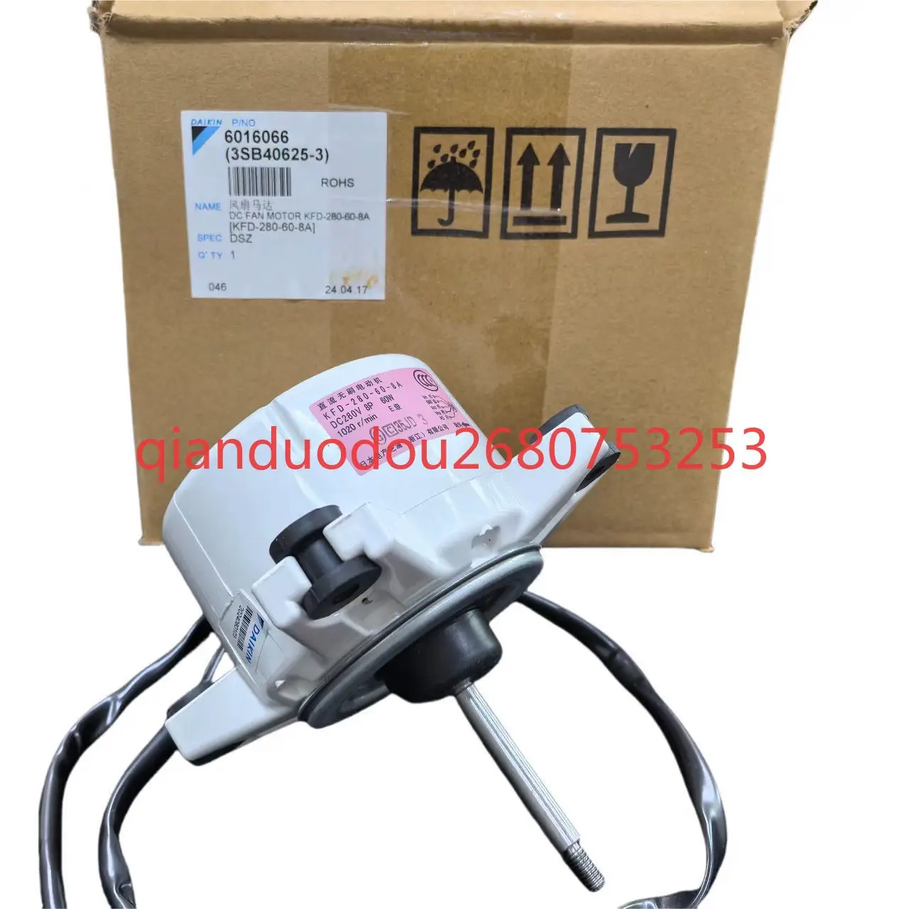 

For Daikin Original Motor KFD - 280-60-8 A Motor RXS60GV2C For RXS72GV2C