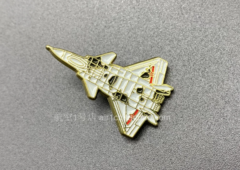 Zhuhai Airshow Tianjin Direct Expo Helicopter Emblem Metal Aircraft Emblem Chest Pin