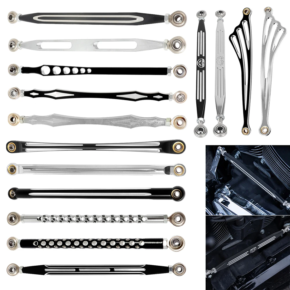 Motorcycle 330mm Gear Shift Linkage Aluminum Lever For Harley Touring Street Electra Glide Softail Fat Boy Accessories