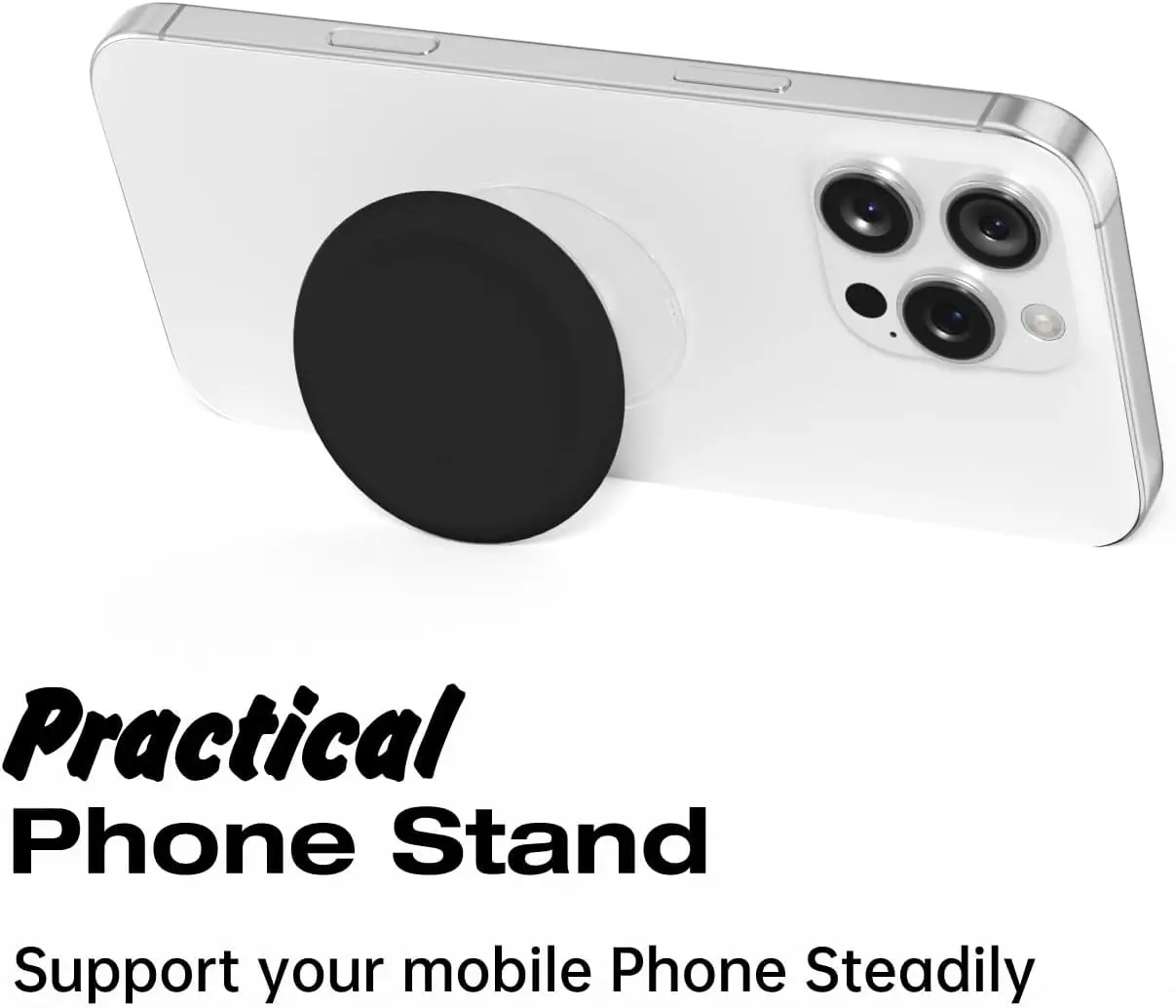 Popped Socket for Samsung Xiaomi Cell Bracket Stand Mount for iPhone 17 16 15 Mobile Phones Accessorie Finger Ring Grip Holder - view 2