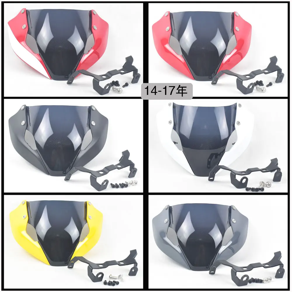 Front Windshield For Ducati 821 Fairing Monster 821 1200 Stnipe Deflector 2014-2015-2016 -2017 Year