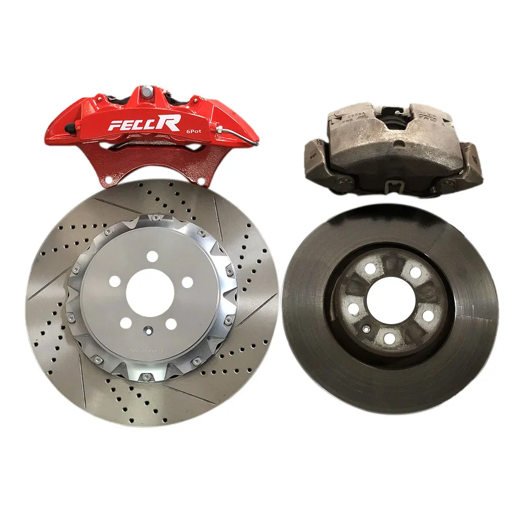 

HOT SALE Factory Dedicated Brake Kits Modified Car Parts Brake Caliper Kit for Audi A4B9/A5//A6C8/Q5L/A7-4KA/Q7 18 Inch