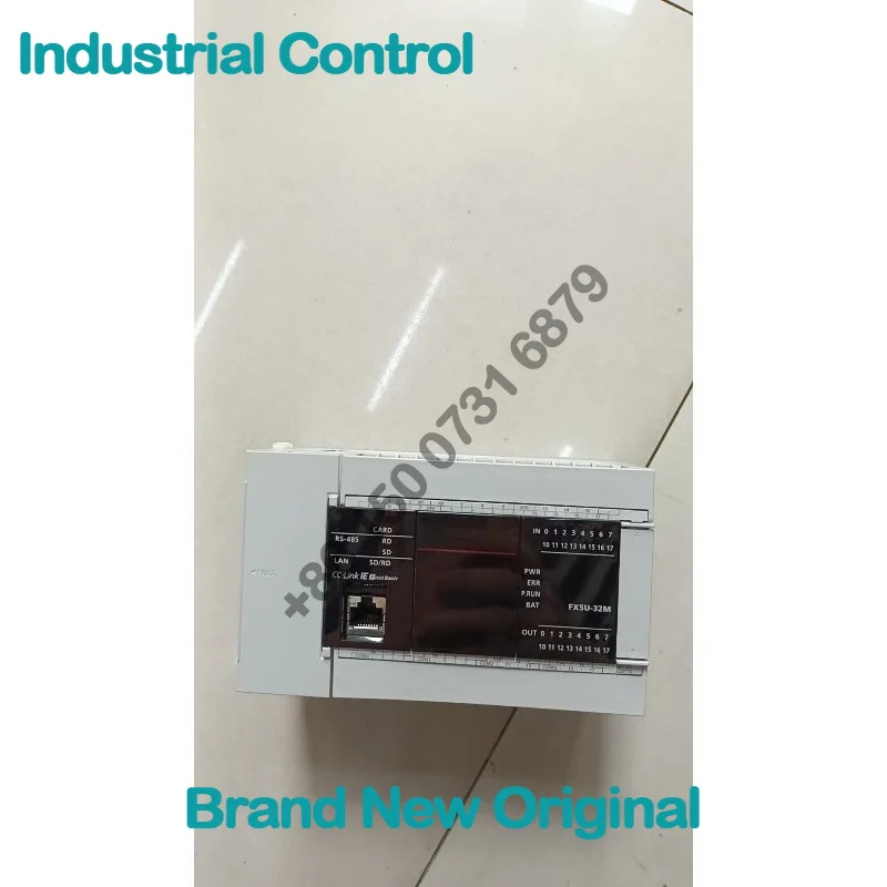 FX5U-32MT/ES, PLC host, iQ-F series 16 in/16 out, transistor type