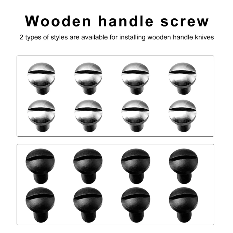 그립 모델 416 스테인레스 스틸 나사 수리 도구 부품에 대 한 8Pcs 슬롯 나사 볼트 키트 교체