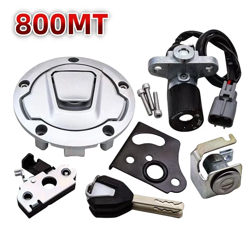 For CF MOTO MT800 cf moto 800mt Motorcycle Fuel Tank Cap Lock Ignition Switch Lock Set Seat Lock Set With Keys