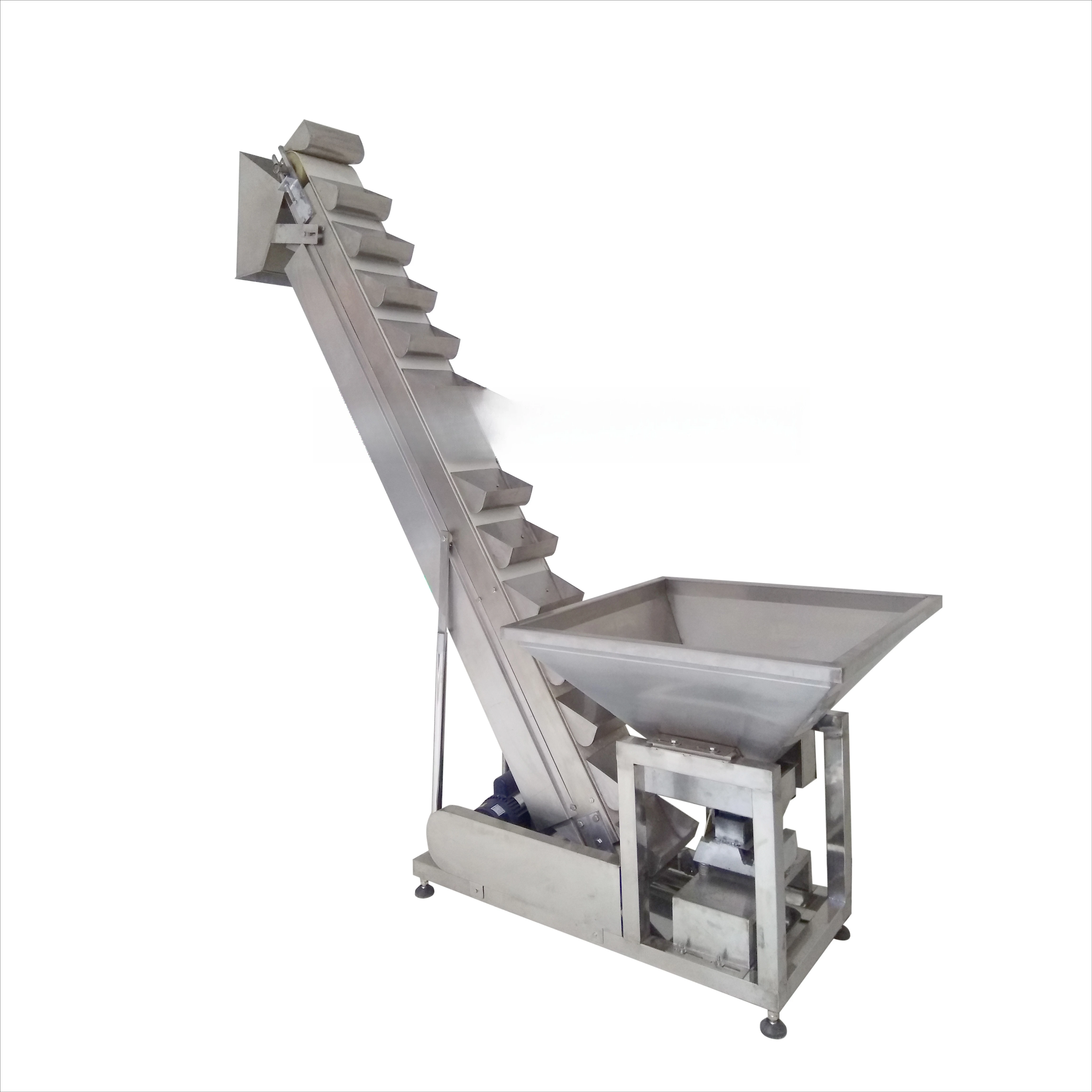 Roasted Coffee Rice Bean Grain Food Customized Vertical Inclined Lift Hopper Bucket Elevator Conveyor