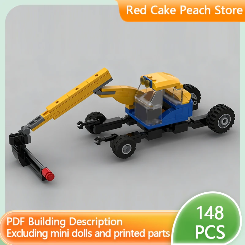 

Модель городской автомобиль MOC, строительные кирпичи, вездеходный экскаватор, модульная технология, детские праздничные подарки, сборные игрушки, костюм