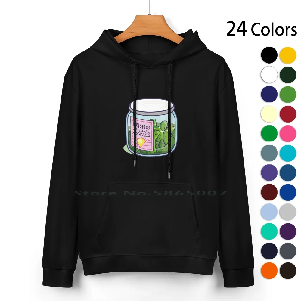 Prismo's Pickles Pure Cotton Hoodie Sweater 24 Colors Prismo Pickle 100% Cotton Hooded Sweatshirt For Women Men Unisex Gifts