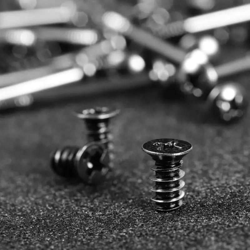 652F Computer Radiator Screw Case Fan Screws Set Tapping Screw Set 60Pieces