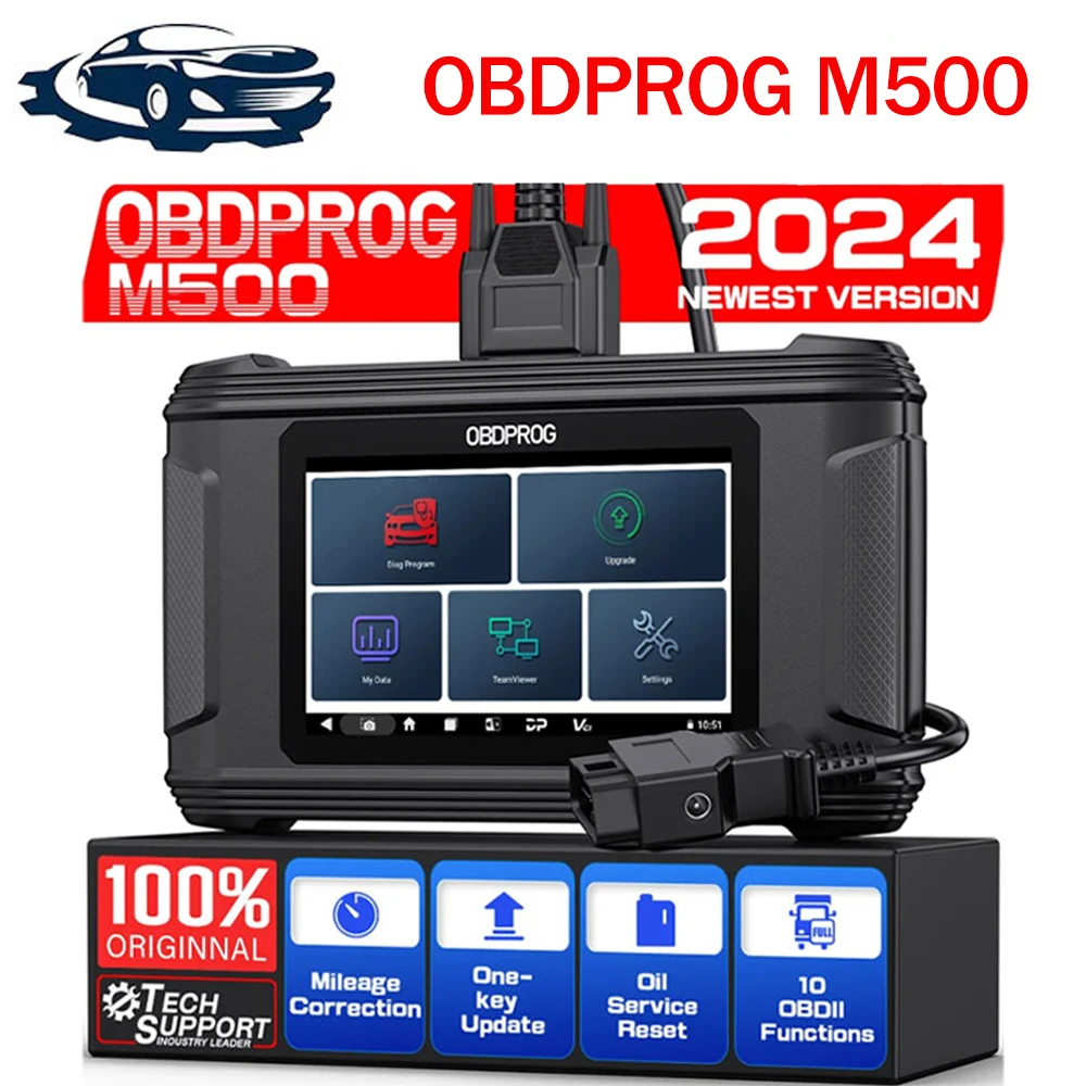 

OBDPROG M500 Автомобильный кластер Калибровочные Инструменты OBD2 Диагностика сброса масла инструмент для настройки считыватель кодов Автомобильный сканер