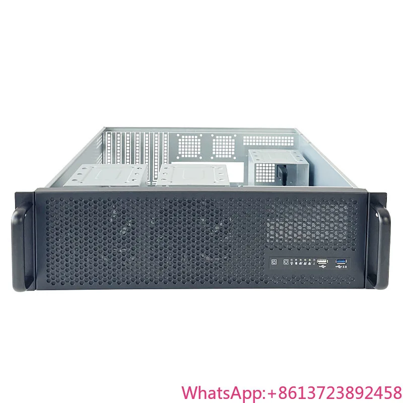 

New 3U-450 Industrial Control Server Chassis 9 Hard Disk Positions Large Fan ATX Power Supply/2U Workstation Storage