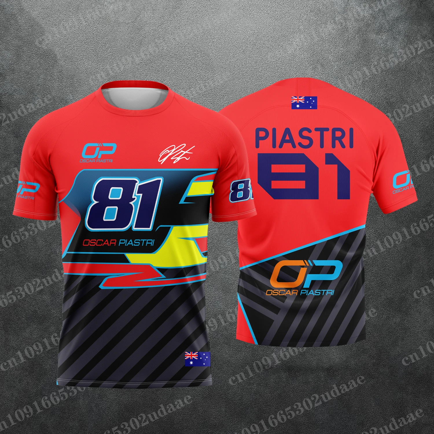 Футболка в стиле New Racing oscar piastri NO 81 2025 года, гоночный костюм для экстремальных видов спорта, дышащая толстовка с короткими рукавами Футболка в стиле New Racing oscar piastri NO 81 2025 года, гоночный костюм для экстремальных видов спорта, дышащая толстовка с короткими рукавами