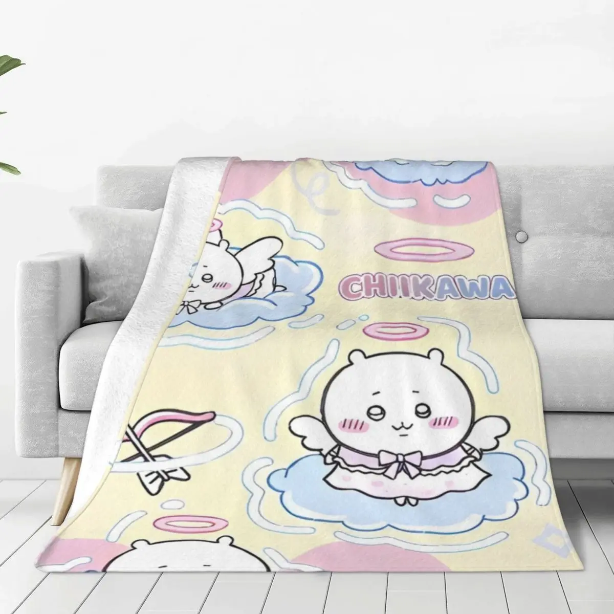 Chiikawa Hachiware Blankets Quality Super Soft Throw Blanket Winter Airplane Travel Couch Bed Comfortable Bedspread