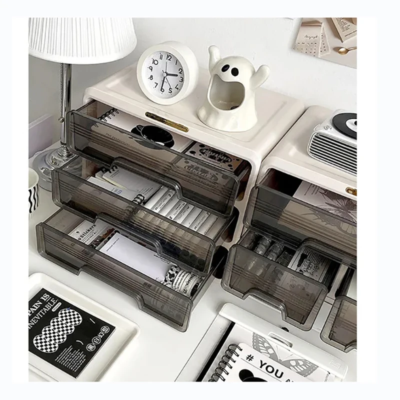 Desk Drawer Organizer Large Medicine Storage Box Office Stationery Holder Makeup Organizer Box Drawer Organizer Desk Accessories