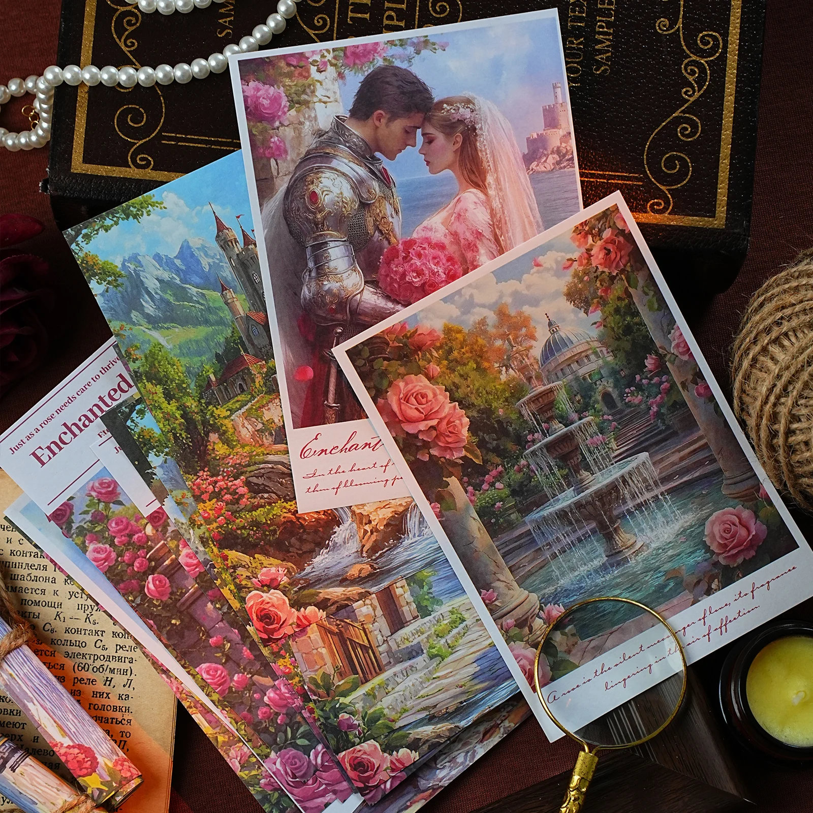 20 قطعة/الحزمة أربعة مواسم المناظر الطبيعية المواد ورقة ديكور ألبوم اليوميات سكرابوكينغ المواد ورق خلفية لوازم المجلات غير المرغوب فيه #5