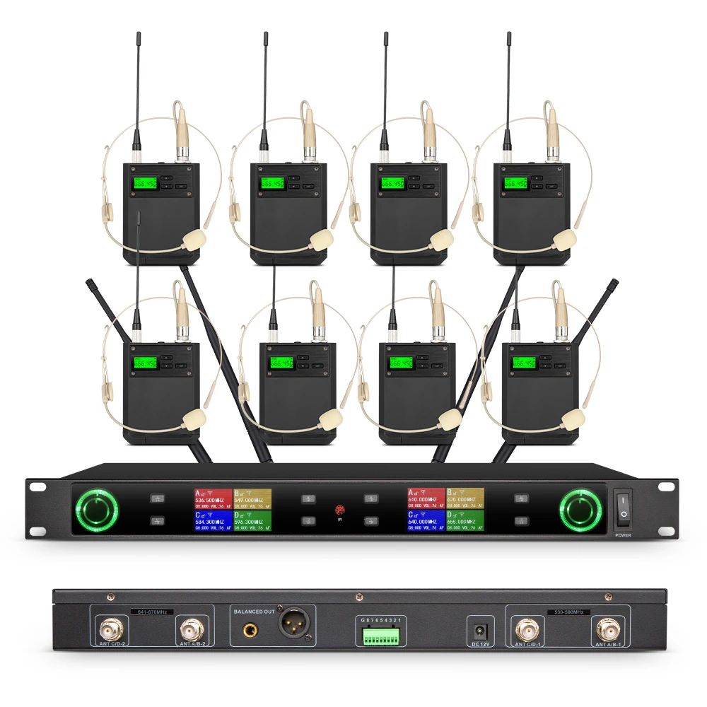High Quality Wireless Handheld Microphone for Singing & Conference Meetings Cardioid Polar Pattern O