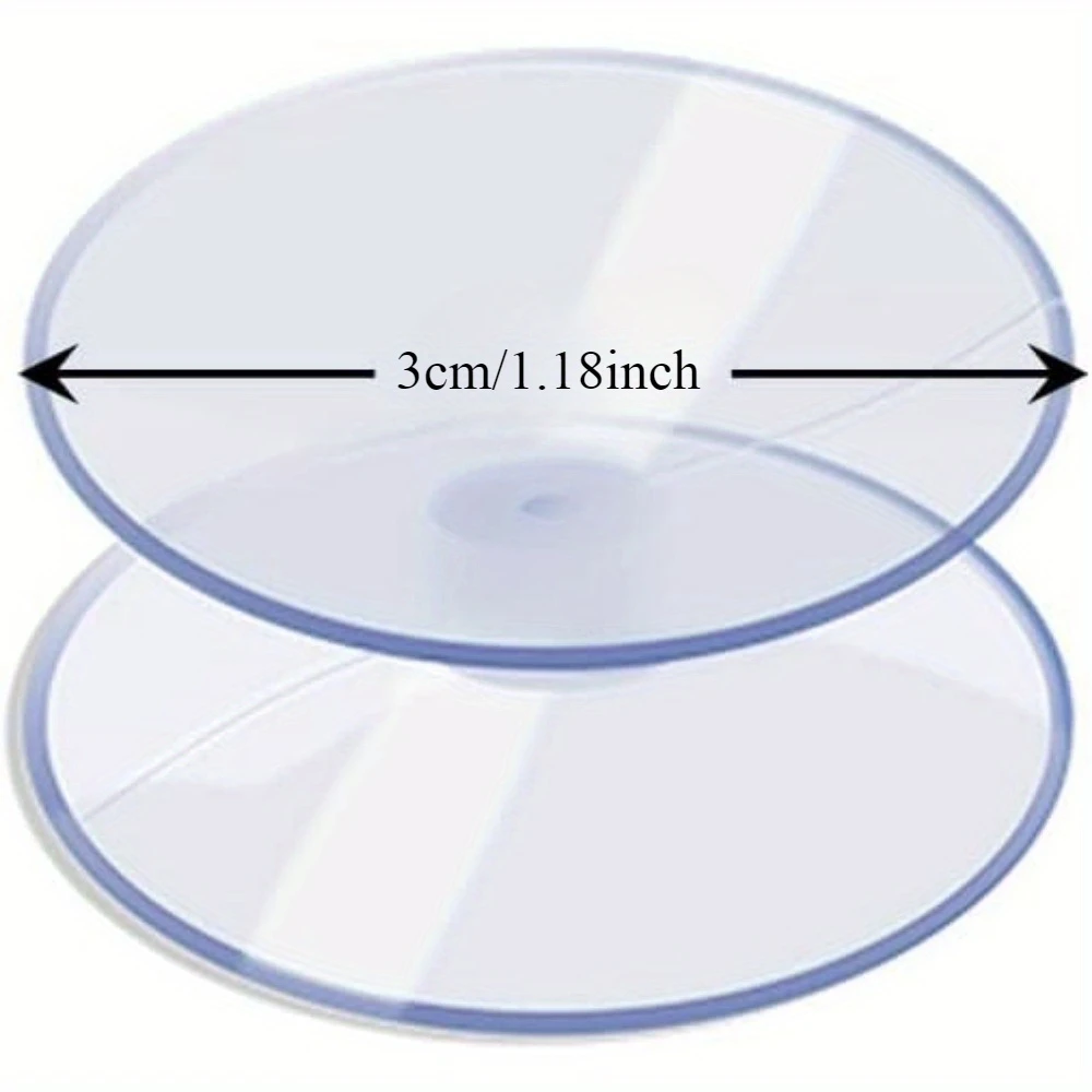 20pcs Glass Tabletop Suction Pads for Glass Countertops, Anti-Slip Cushion Pads to Help Prevent Sliding, Furniture Table Pads