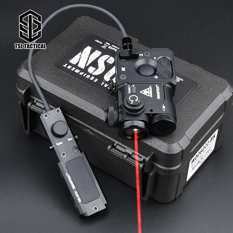 

Tactical Perst 4 Green IR Laser CNC All Metal Fuselage Red Dot Laser Strobe Fit 20mm Picatinny Rail Airsoft Rifle Hunting Laser