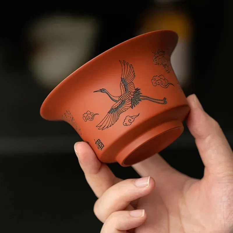 HighEnd Yixing Tea Purple Sand Teapot Infusers Luxurious Business Gift Traditional Tea Ceremony Accessories for Tea Enthusiasts