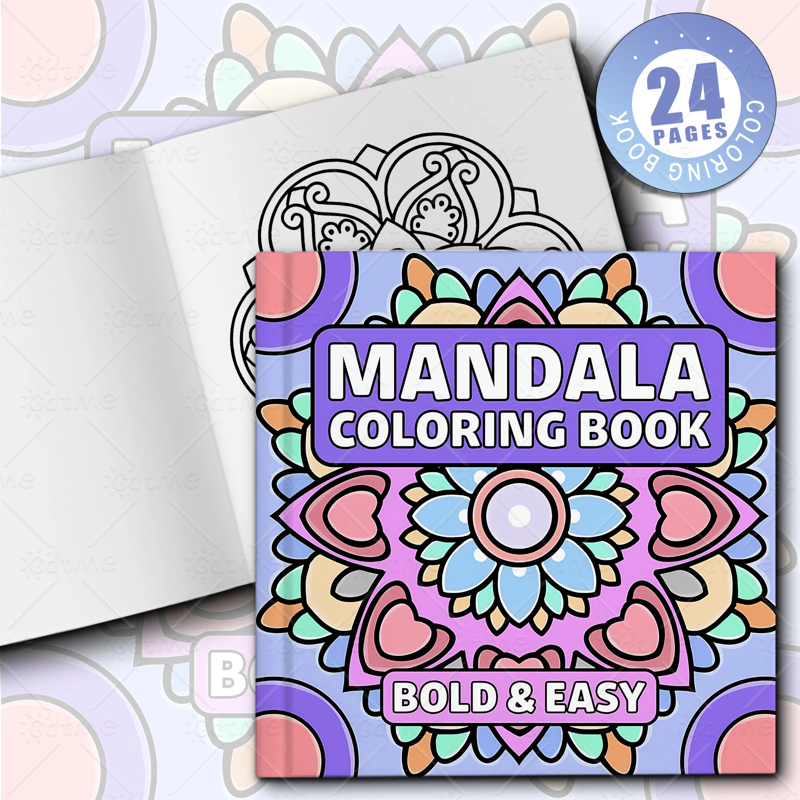 Mandala Coloring Book for Adults Featuring Cute Cozy Daily Activities for Relaxation (Cozy Spaces Coloring)