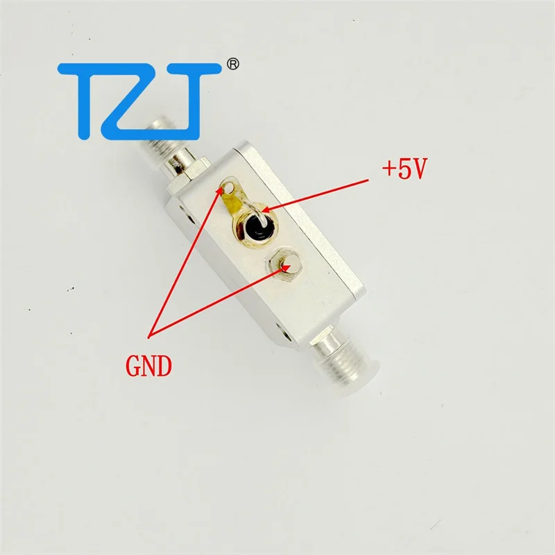 TZT 10MHz-6GHz Ultra Wide Band 20DB Gain Low Noise Amplifier RF LNA with SMA Female Connector