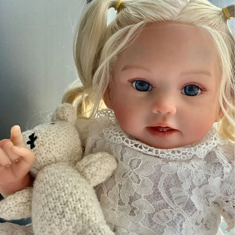Blonde Princess Doll Toy Companion Gift High-Color Realistic Reborn Baby Doll