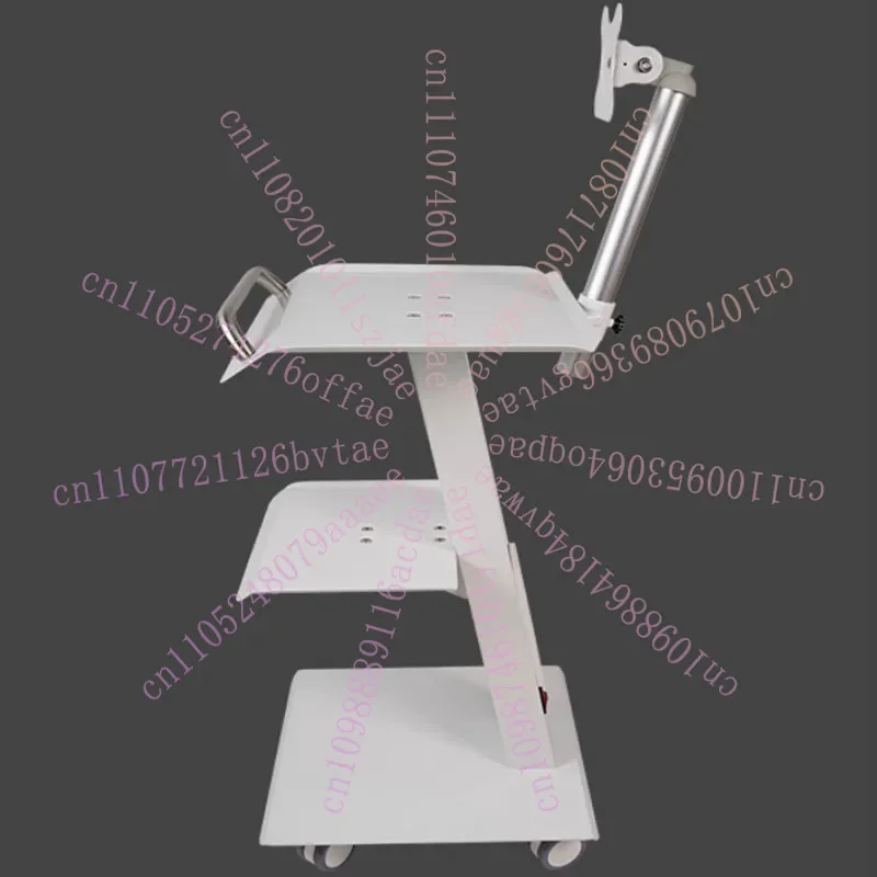 Small Medical Trolley Stand Dental Oral Scanner Mobile Cart Oral Hospital Clinic Desktop Holder Host Mobile Cart