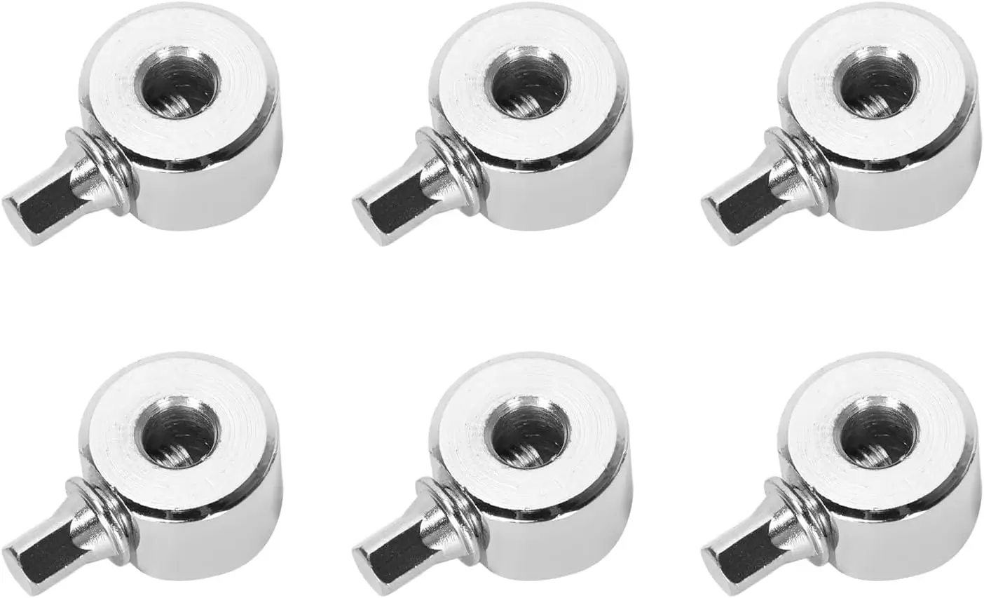 Ruimou 6Pcs Steel Drum Beater Holder For Adjustable Bass Drums Pedal Beater